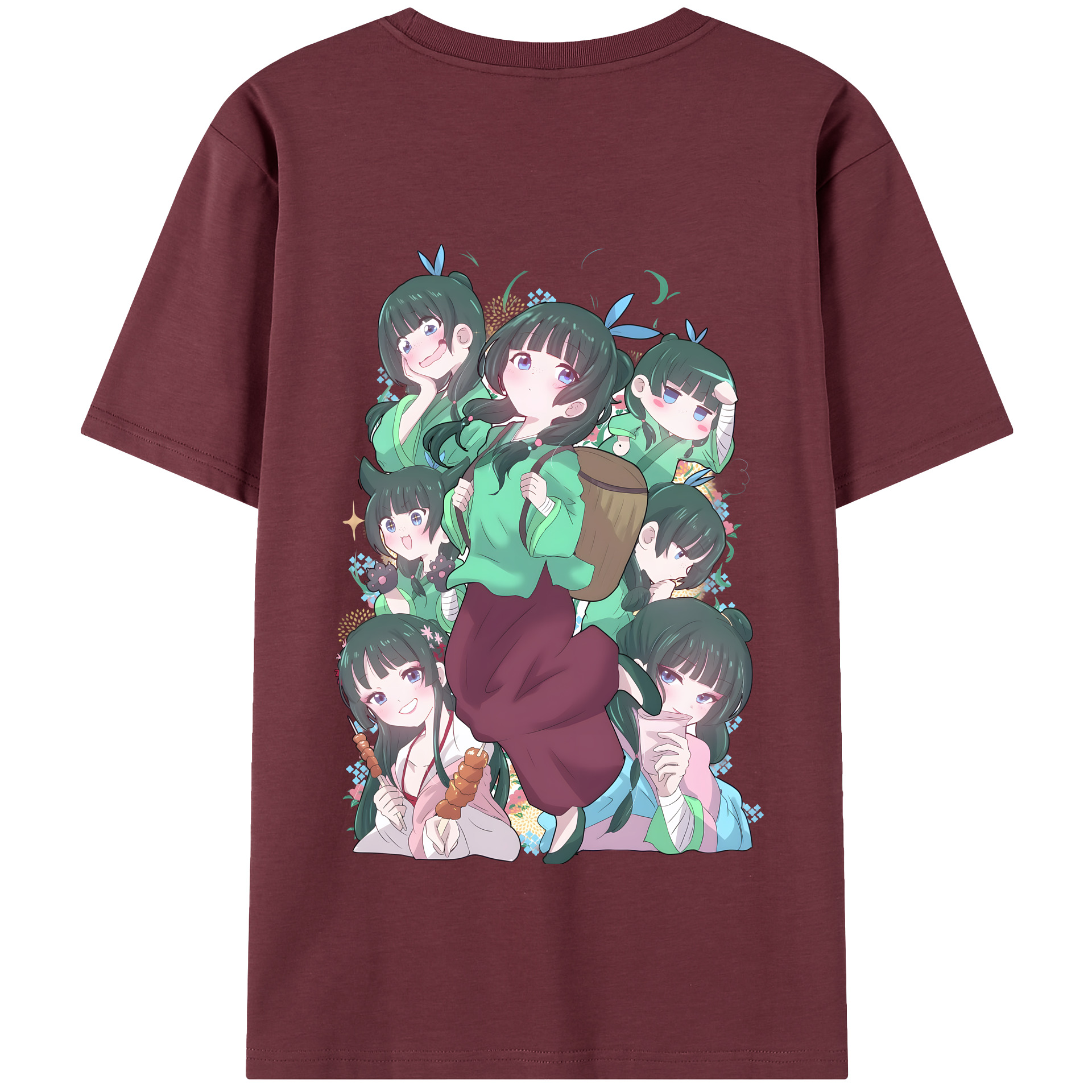 （画像用） 薬屋のひとりごと The Apothecary Diaries 綿100％半袖Tシャツ（背面プリント）